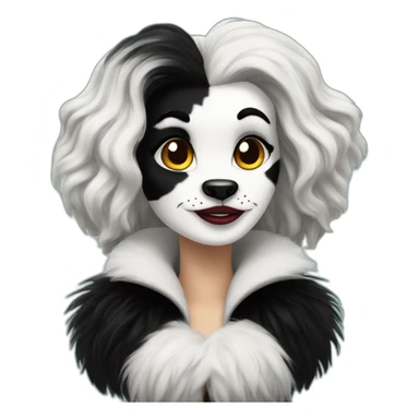 cruella de ville sticker