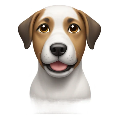 Dog wearing t-shirt  sticker