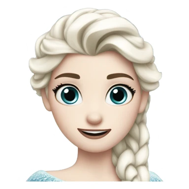 Elsa from frozen sticker