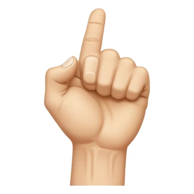 back of veiny fist rearview sticker