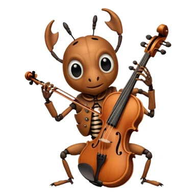 Musician Beetle sticker