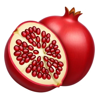 pomegranate with the insides out sticker