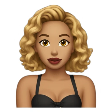 Beyoncé sending me a kiss sticker