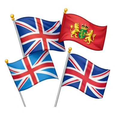 Great Britain, uk, England, Scotland, wales, flags sticker