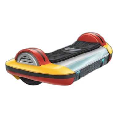 Marty mcfly hoverboard sticker