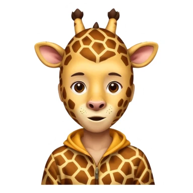 athlete player giraffe sticker