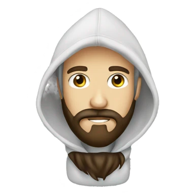 Stalker beard hoodie  sticker