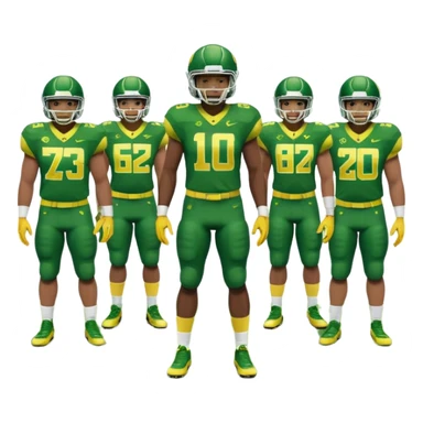 Oregon ducks football sticker