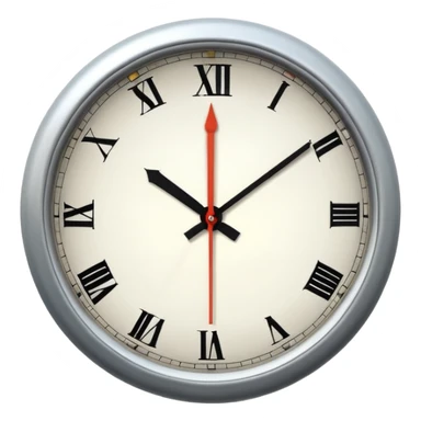 6:45 minutes in the clock sticker