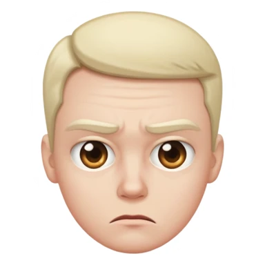 Annoyed lifted eyebrow  sticker