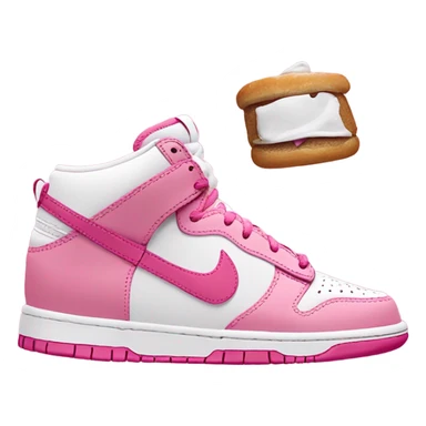 Pink Nike dunks sticker