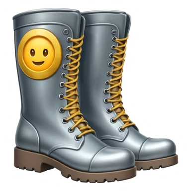 simple steel boots sticker