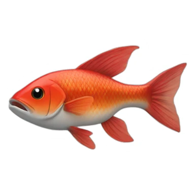 Fish nez rouge sticker