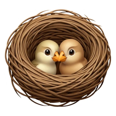 nest bird sticker