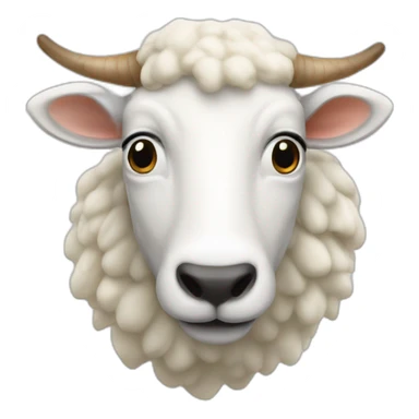 Chèvre qui broute sticker