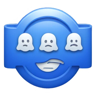 Facebook blue verification badge icon  sticker