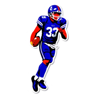 Loser football  sticker
