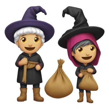 calza befana sticker