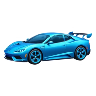 car with neon lighting sticker