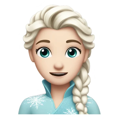 elsa sick give gift sticker