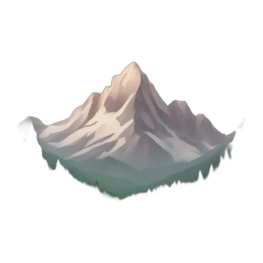 mountain lake sticker