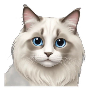 Ragdoll cat name Mila sticker