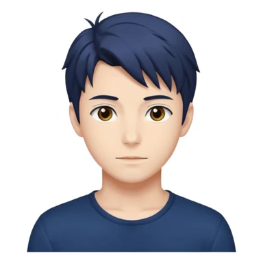 handsome young romantic shoujo anime guy sticker