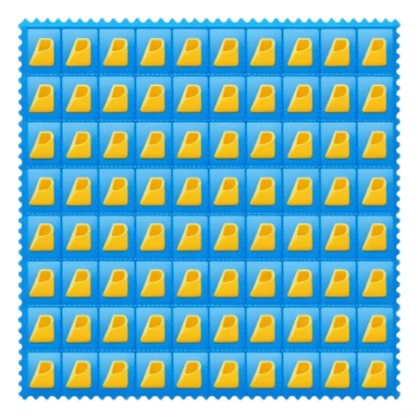 postage stamp sheet in postal service  sticker