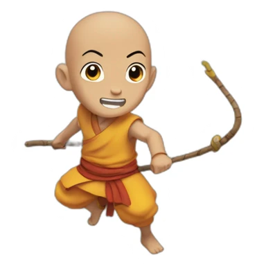 Aang bending air sticker
