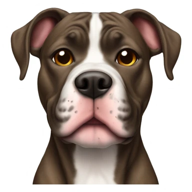  Brindle pitbull  sticker