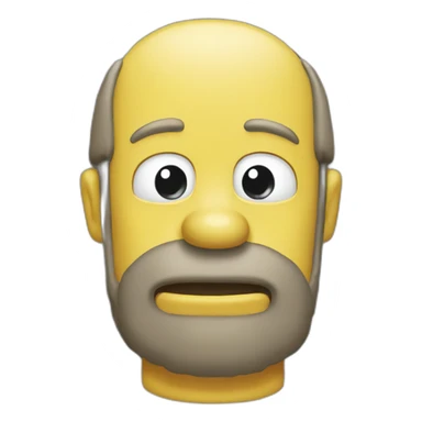 Homer sympson sticker