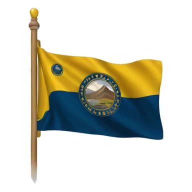 Montana state flag sticker
