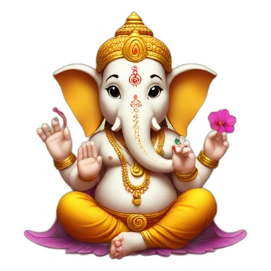 Om Ganesha sticker
