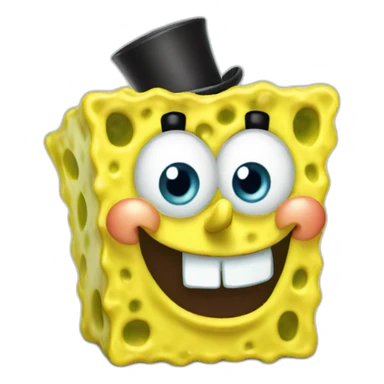 SpongeBob Square Smiling sticker