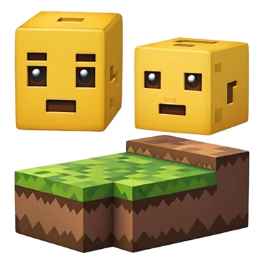 tôi muốn 1 emoji đặc trưng của minecraft sticker