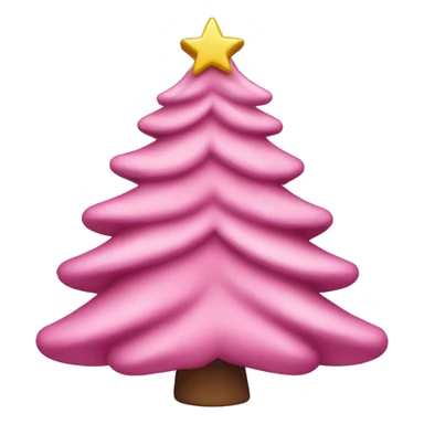 Sapin Noël rose  sticker