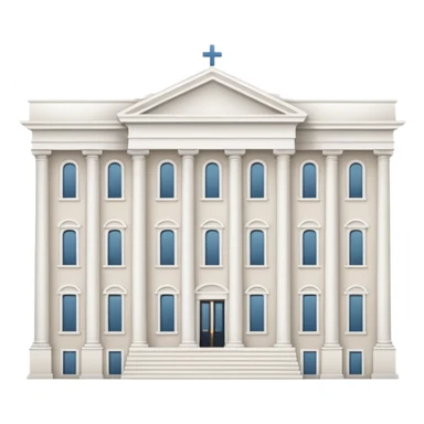 big white sorority house sticker