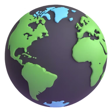 A single green leaf resting gently on the surface of the Earth, as seen from space. The planet is round with visible continents and clouds, and the leaf appears calm and symbolic. sticker