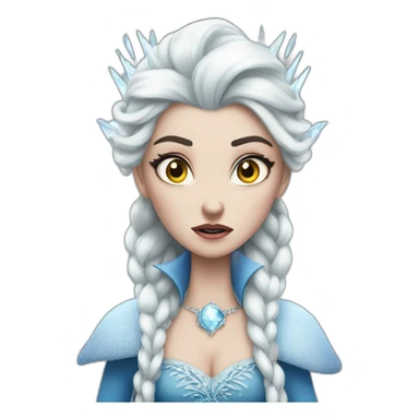 angry The Snow Queen sticker