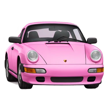 Pink Porsche  sticker
