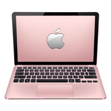 Pale Pink laptop sticker