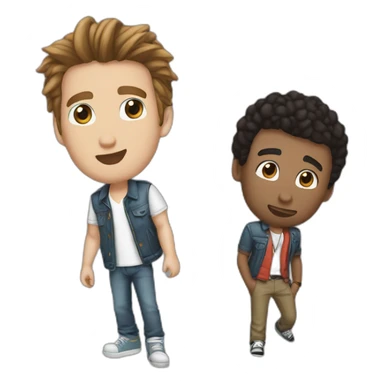 mcfly et carlito sticker
