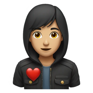 Herz rosarot sticker