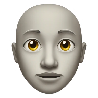 mask and gaze of boy sticker