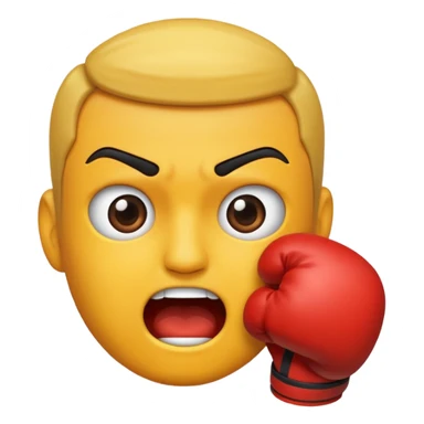 Getting Punched in the face sticker