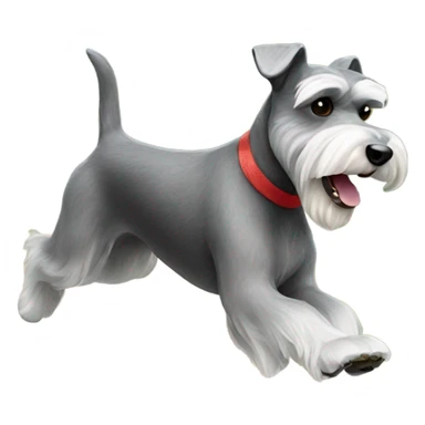 Miniature schnauzer speeding  sticker