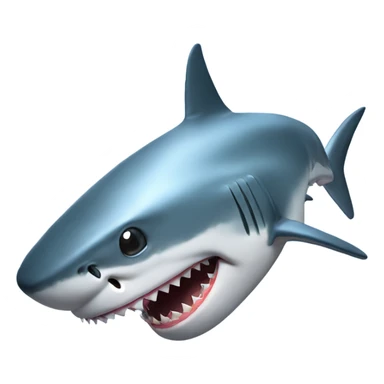 Shark with a laser beam attached to its head sticker