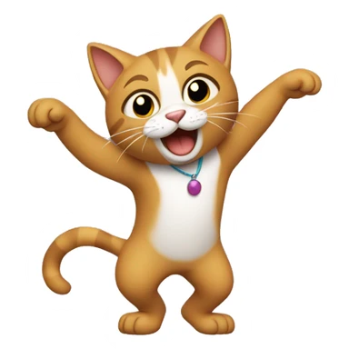 Gato bailando  sticker