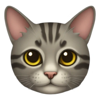 fly-cat sticker