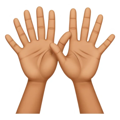 positive attitude hands sticker